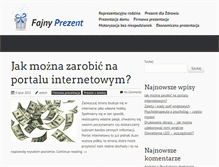 Tablet Screenshot of fajny-prezent.pl